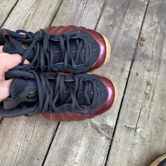 2016 Nike Air Foamposite One Maroon Mens Size 9 - Picture 8 of 10